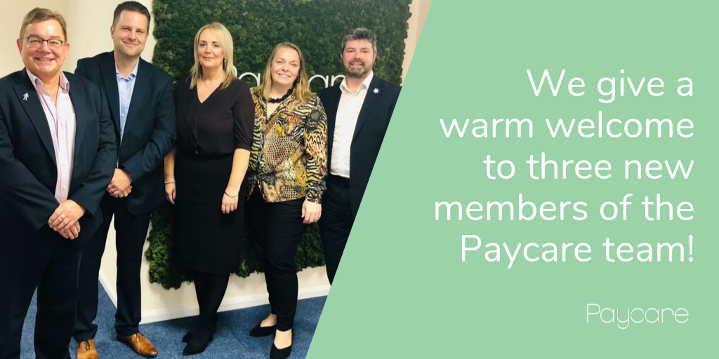 Three new faces join the Paycare Team!