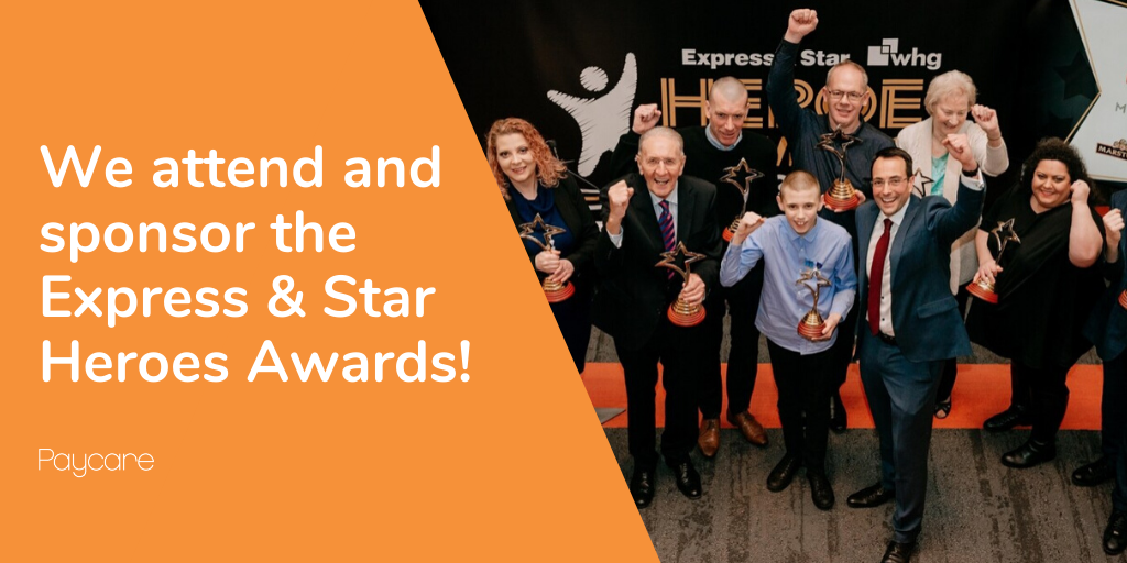 We attend and sponsor the Express & Star Heroes Awards!