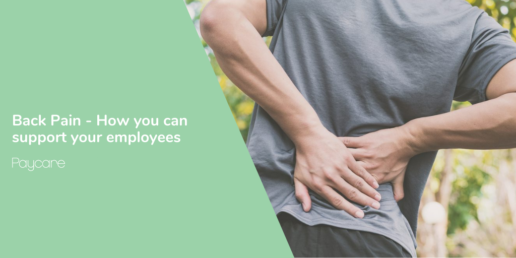 Back Pain – How you can support your employees