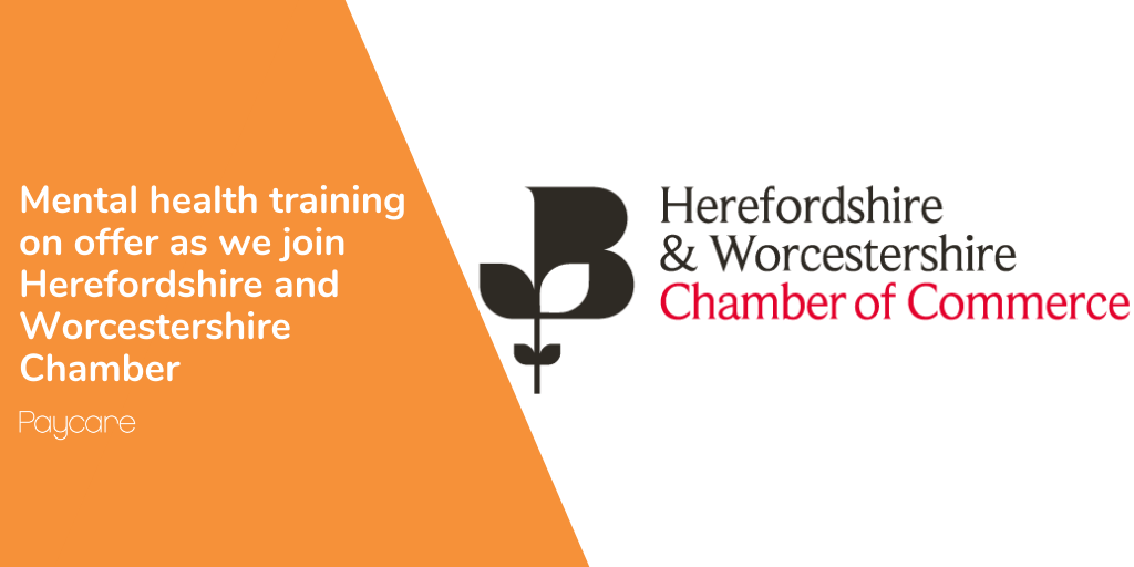 Mental health training on offer as we join Herefordshire and Worcestershire Chamber