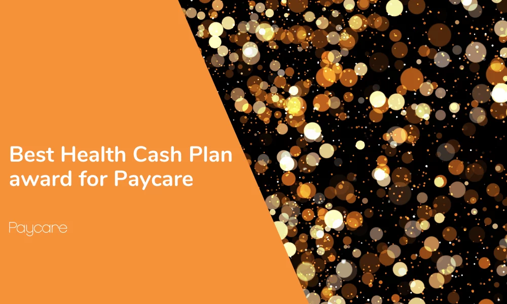 Best Health Cash Plan award for Paycare