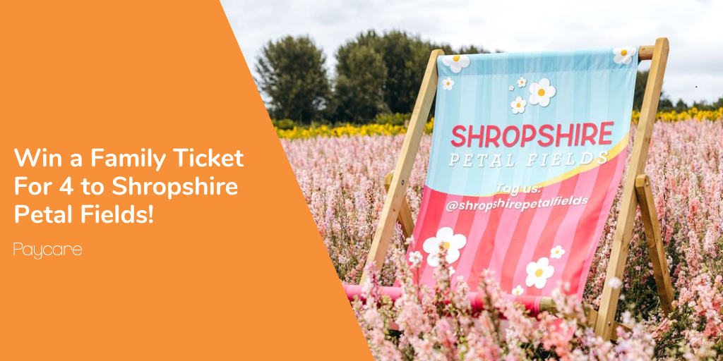 Win a Family Ticket For 4 to Shropshire Petal Fields!